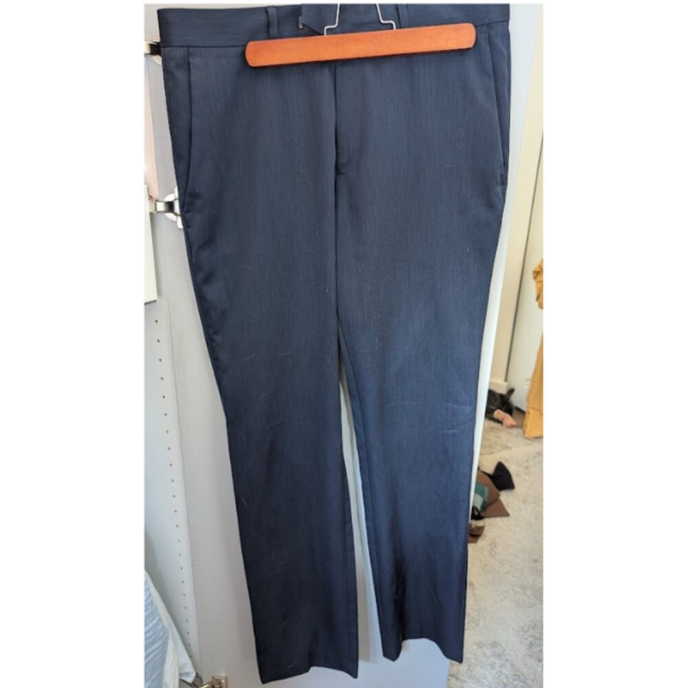 Men's Kenneth Cole Reaction Navy Suit Pants - 33x32